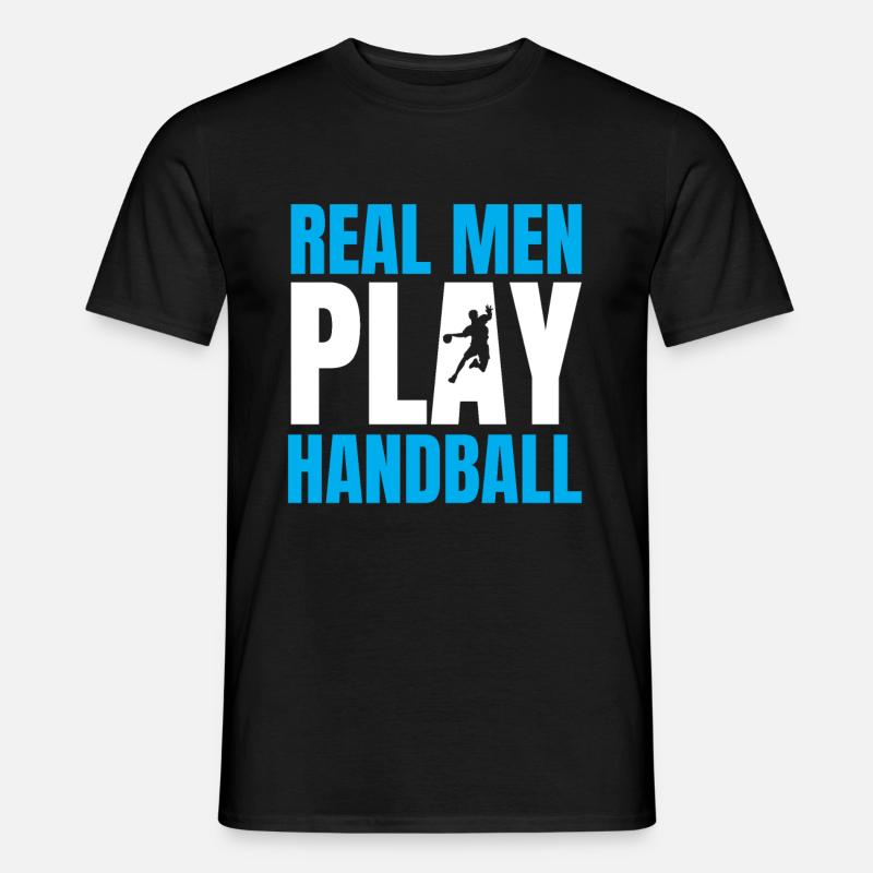 Handball - Männer T-Shirt - Schwarz