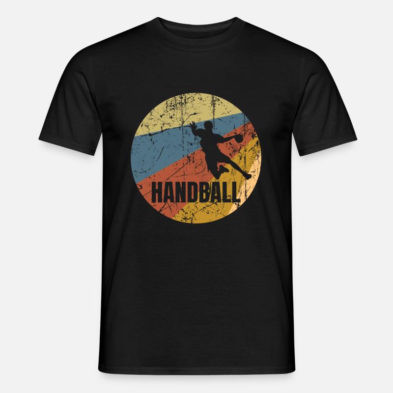Handball - Männer T-Shirt - Schwarz