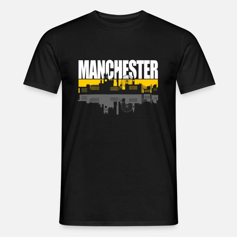 Manchester - Männer T-Shirt - Schwarz