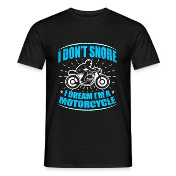 motorcykel - Mænd T-shirt - sort - Foran - AI Model Male 178 light (178cm)
