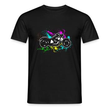Moto Moto Conduite Cadeau Idée Cadeau Bik - T-shirt homme - noir - Devant - AI Model Male 178 light (178cm)