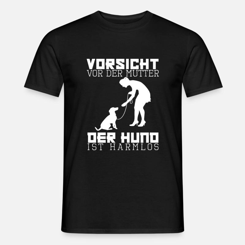 Hund Hündchen Hunde Geschenk Geschenkidee - Männer T-Shirt - Schwarz