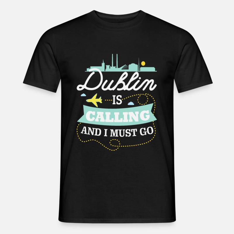 Dublin - Männer T-Shirt - Schwarz