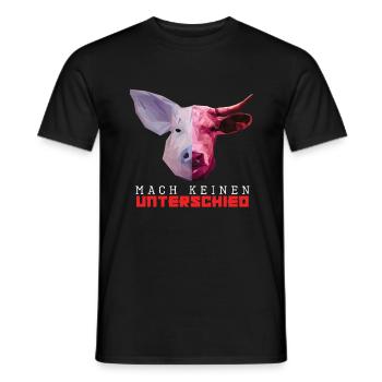 vegan - Männer T-Shirt - Schwarz - Vorne - AI Model Male 178 light (178cm)
