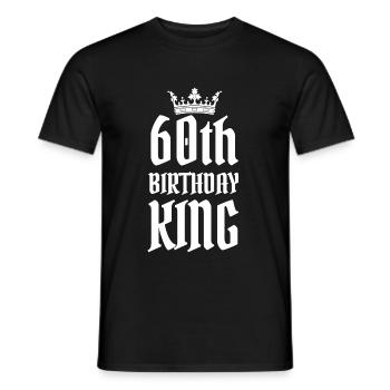60ème anniversaire - T-shirt homme - noir - Devant - AI Model Male 178 light (178cm)
