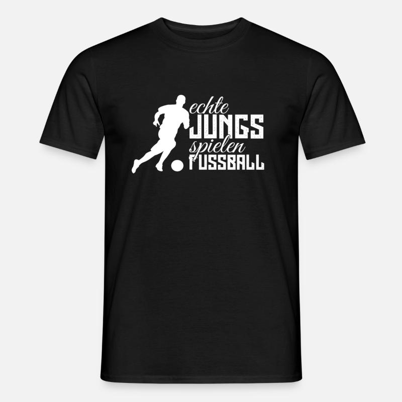 Fußball - Männer T-Shirt - Schwarz