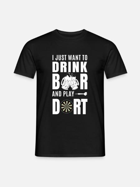 Dart - Männer T-Shirt - Schwarz