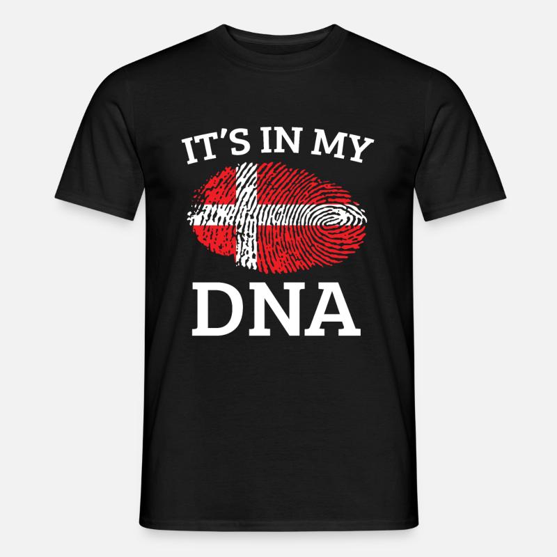 Dänemark - Männer T-Shirt - Schwarz