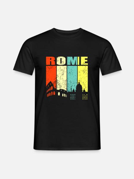 Rom - Männer T-Shirt - Schwarz