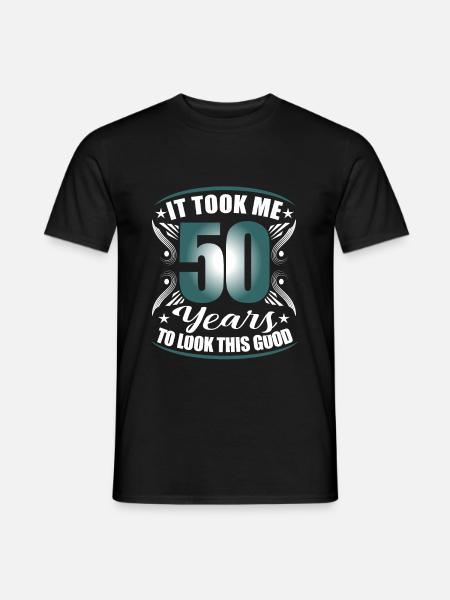 50ste verjaardag - Mænd T-shirt - sort