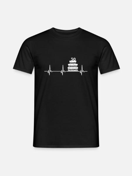 50th birthday - Men's T-Shirt - black