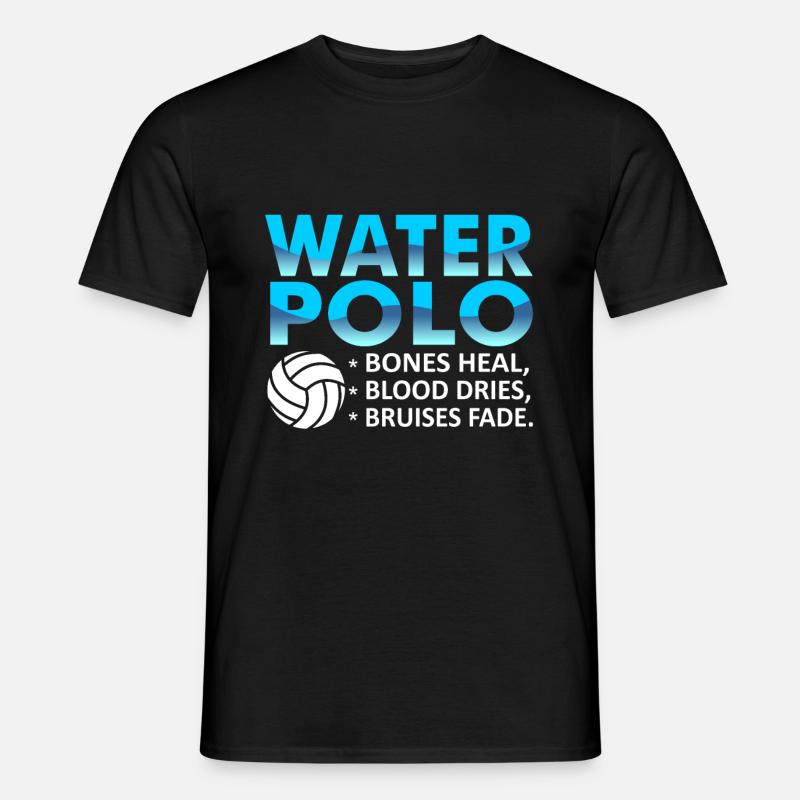 Wasserball - Männer T-Shirt - Schwarz