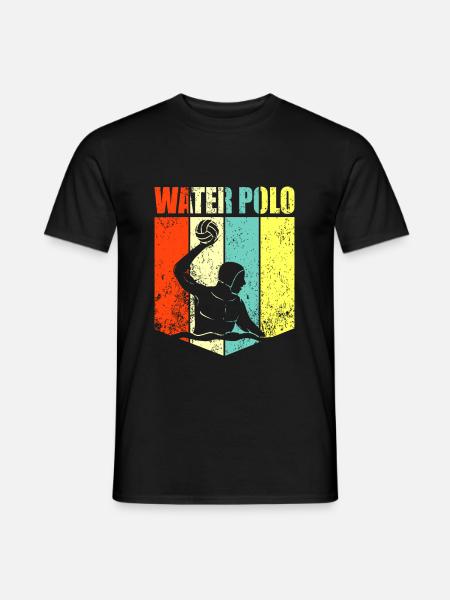 Wasserball - Männer T-Shirt - Schwarz