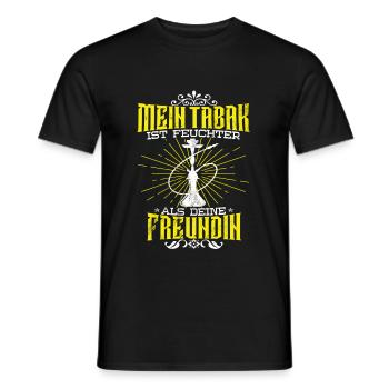Shisha - Männer T-Shirt - Schwarz - Vorne - AI Model Male 178 light (178cm)