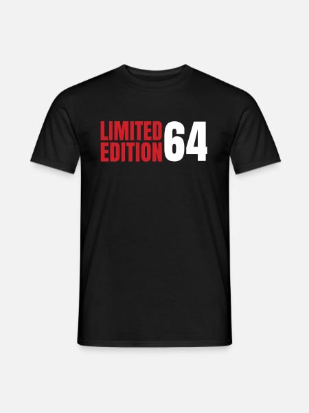 55th birthday 1964 - Men's T-Shirt - black