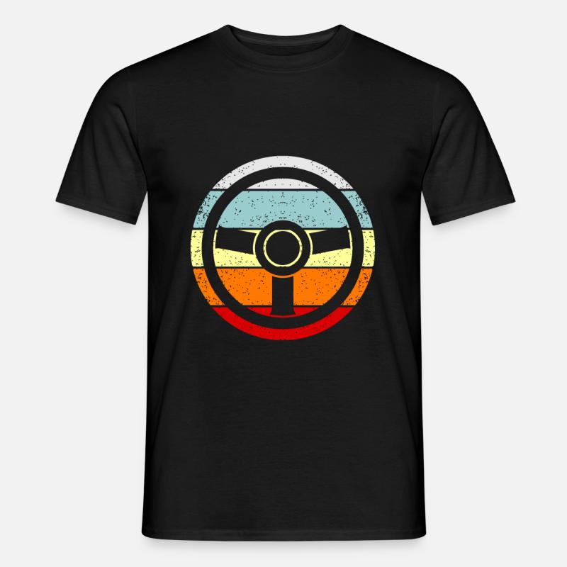 bil - Mænd T-shirt - sort