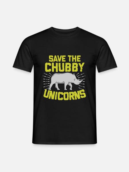 rhino - Men's T-Shirt - black