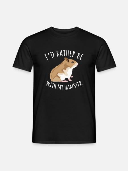 hamster - Men's T-Shirt - black