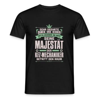 Kfz Mechaniker kfz auto Mechaniker Geschenk Gesche - Männer T-Shirt - Schwarz - Vorne - AI Model Male 178 light (178cm)