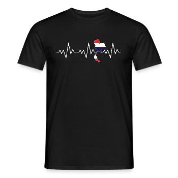 Thailand - Men's T-Shirt - black - Front - AI Model Male 178 light (178cm)