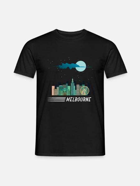 Melbourne - Men's T-Shirt - black