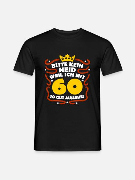 60th birthday - Men's T-Shirt - black