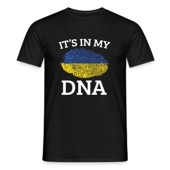 Ukraine - Men's T-Shirt - black - Front - AI Model Male 178 light (178cm)