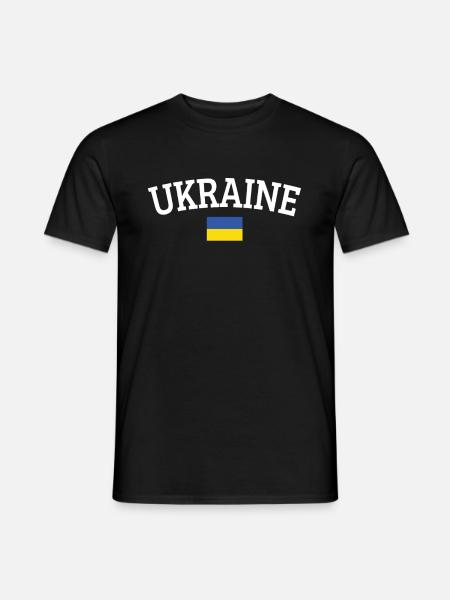 Ukraine - Men's T-Shirt - black