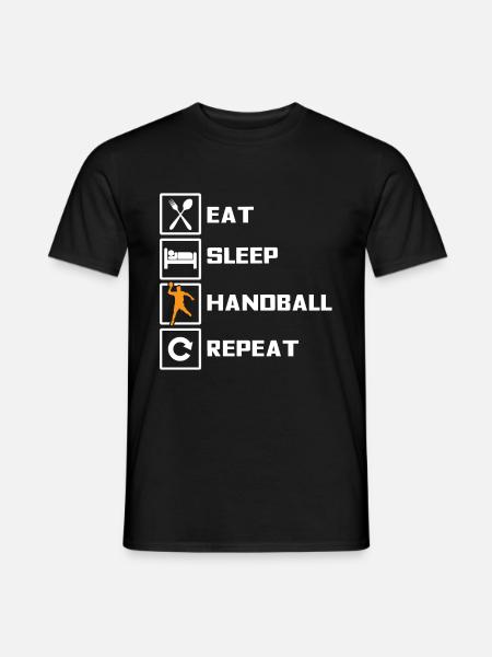 handball - T-shirt homme - noir