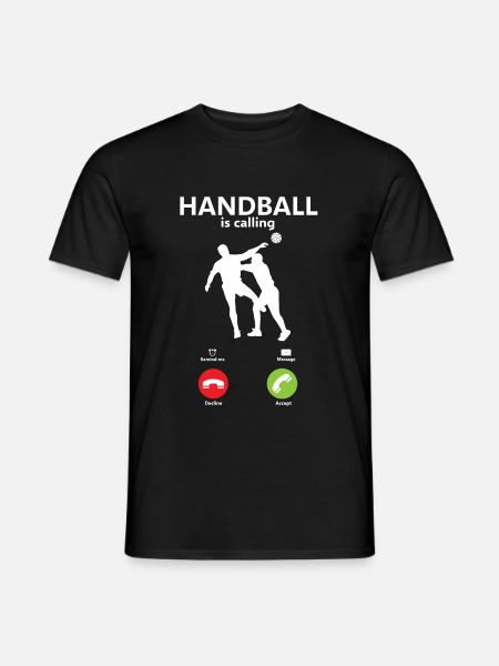 handball - T-shirt homme - noir