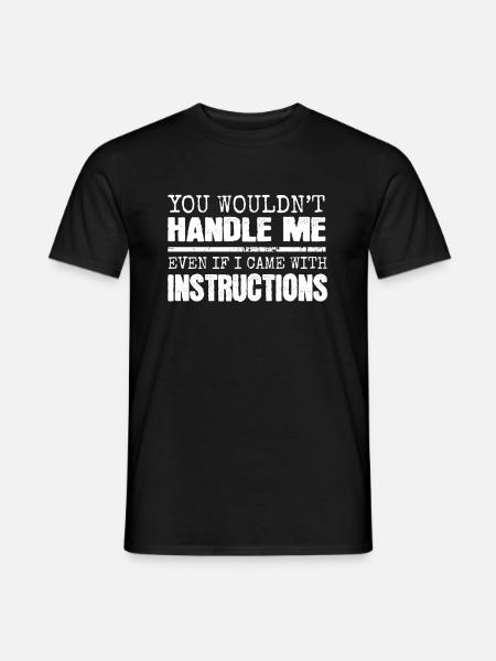 paroles drôles - T-shirt homme - noir