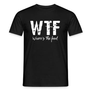 funny saying funny sayings - Men's T-Shirt - black - Front - AI Model Male 178 light (178cm)
