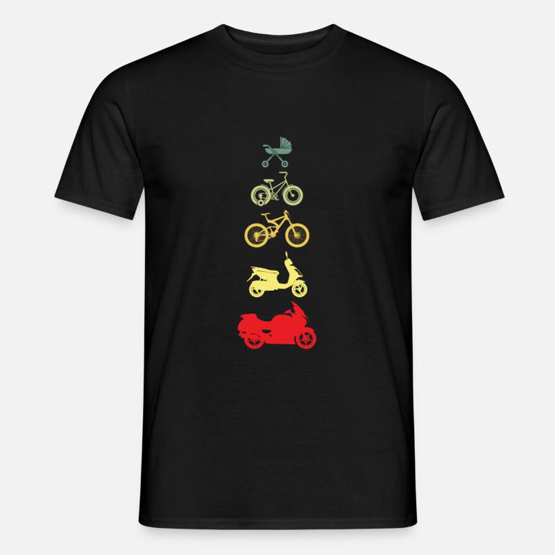 Motorrad - Männer T-Shirt - Schwarz