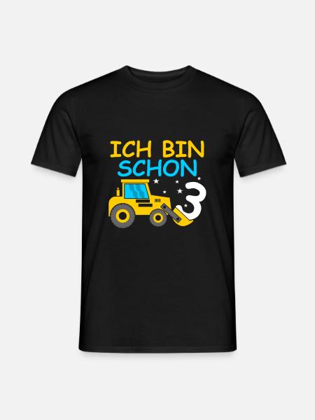 3rd birthday - Men's T-Shirt - black