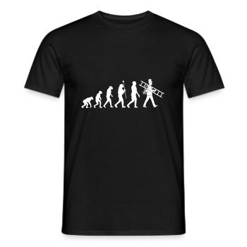 Schornsteinfeger - Männer T-Shirt - Schwarz - Vorne - AI Model Male 178 light (178cm)