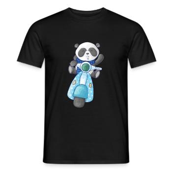 Motorcycle - Men's T-Shirt - black - Front - AI Model Male 178 light (178cm)
