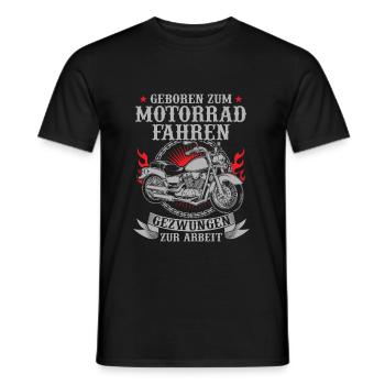 Motorcycle - Men's T-Shirt - black - Front - AI Model Male 178 light (178cm)