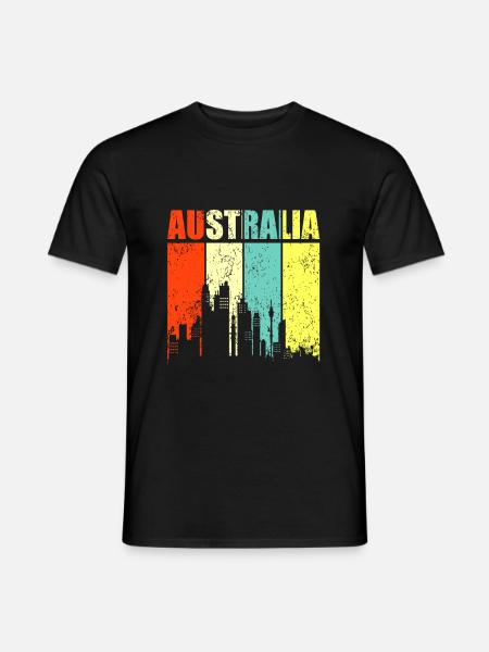Australia - Men's T-Shirt - black