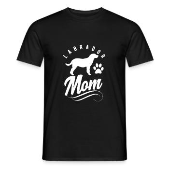 Labrador - Men's T-Shirt - black - Front - AI Model Male 178 light (178cm)