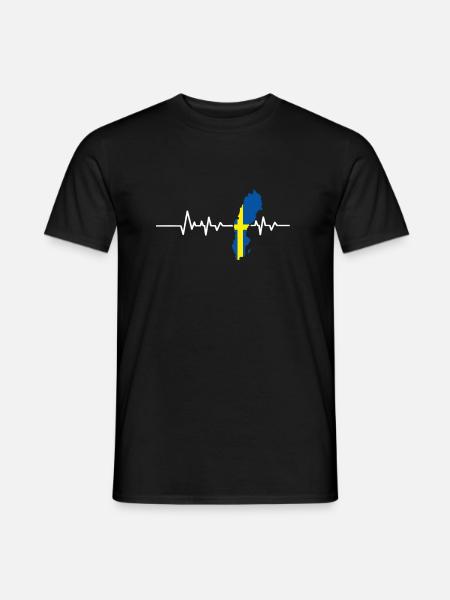 Suède - T-shirt homme - noir