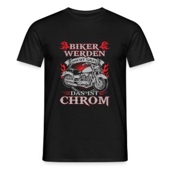 Moto - T-shirt homme - noir - Devant - AI Model Male 178 light (178cm)