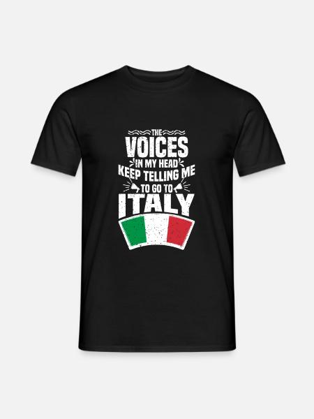 Italy - Men's T-Shirt - black