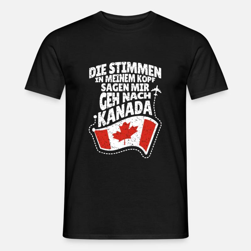 Kanada - Männer T-Shirt - Schwarz