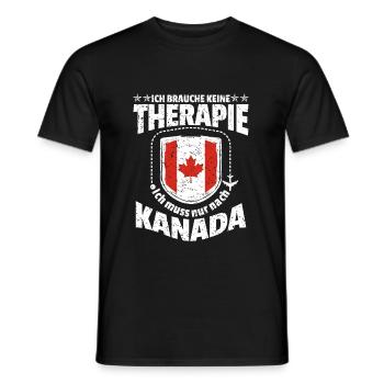 Kanada - Männer T-Shirt - Schwarz - Vorne - AI Model Male 178 light (178cm)