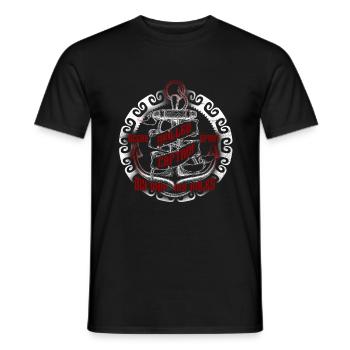 Pirate pirate pirate pirate mutiny gift - Men's T-Shirt - black - Front - AI Model Male 178 light (178cm)