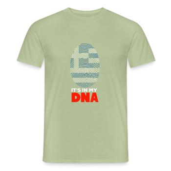 Greece - Men's T-Shirt - sage - Front - AI Model Male 178 light (178cm)