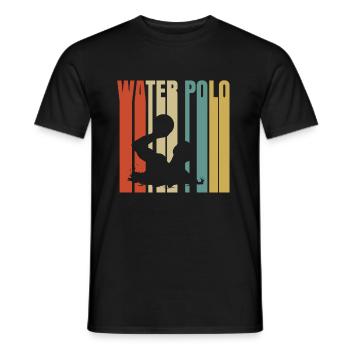 Water polo - Men's T-Shirt - black - Front - AI Model Male 178 light (178cm)