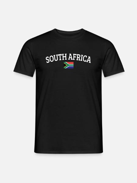 Zuid-Afrika - Heren T-shirt - zwart