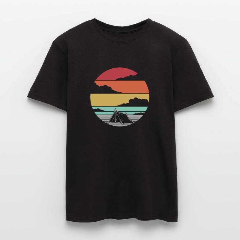 Campen Camping Campingplatz Geschenk Geschenkidee Männer T-Shirt