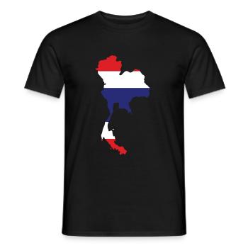 Thailand - Men's T-Shirt - black - Front - AI Model Male 178 light (178cm)